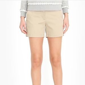 NWOT J. Crew Women’s 5” Chino Shorts size 27’s